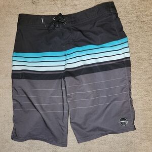 O'Neill Men's Hyperfreak Heat Stripe 20" Boardshorts